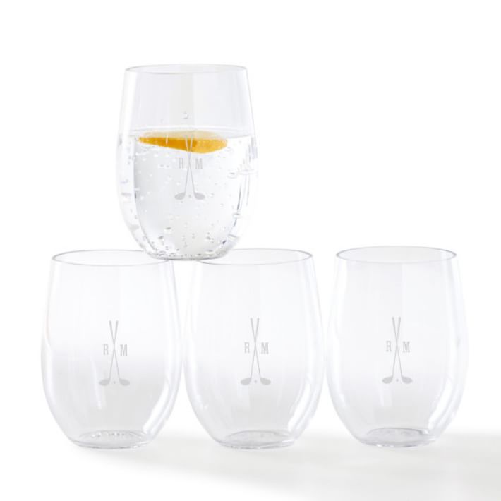 Interlocking Monogram Wine Glasses (Set of 4