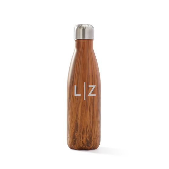 Monogram S'well Custom Water Bottle Engraved Metal Travel Mug 17oz