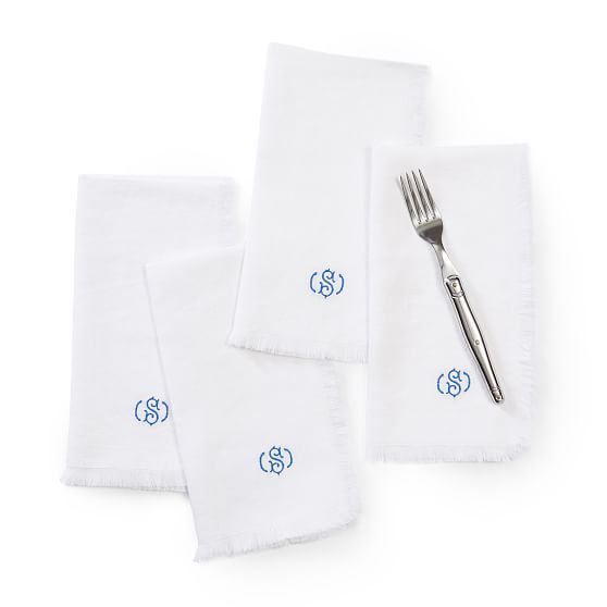 Summer Icon Linen Dinner Napkins, Set of 4