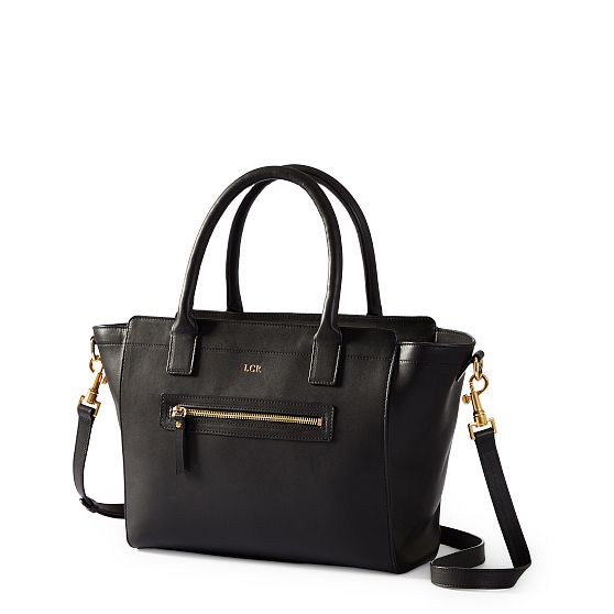 Hayden Leather Zip-Top Tote