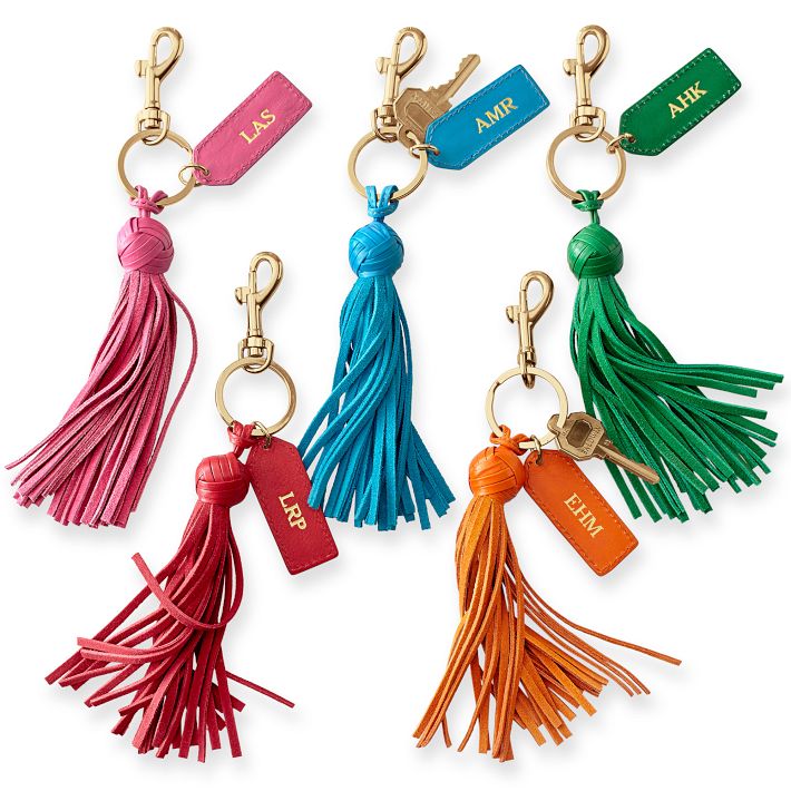 EXCEART 100pcs Color Leather Tassels Jewelry Making Tassels Keychain  Tassels Charmsbulk Leather Key Chain Tassels Charm Leather Key Holder  Keychain