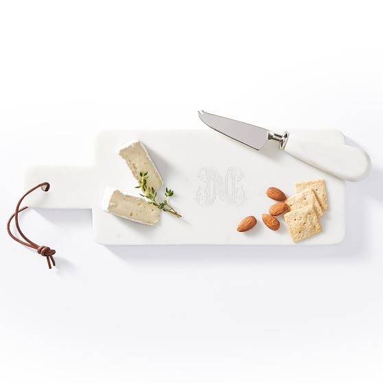 Geometric Marble Cheese Knife Set