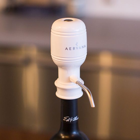 Aervana Electric Wine Aerator - Travel White