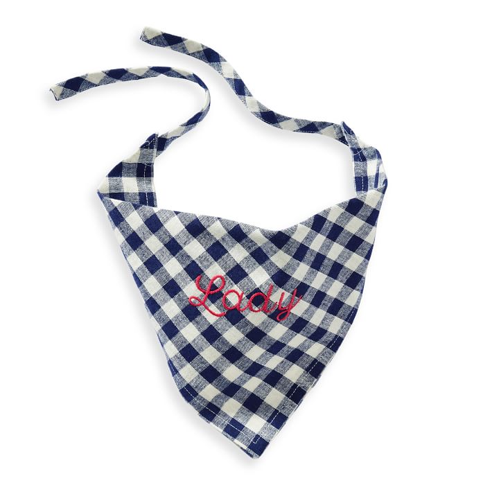 Gingham Dog Bandana Mark and Graham