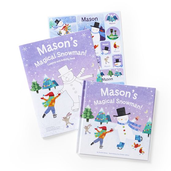 Personalized Christmas Coloring & Activity Books