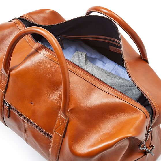 Graham Leather Hanging Toiletry Bag