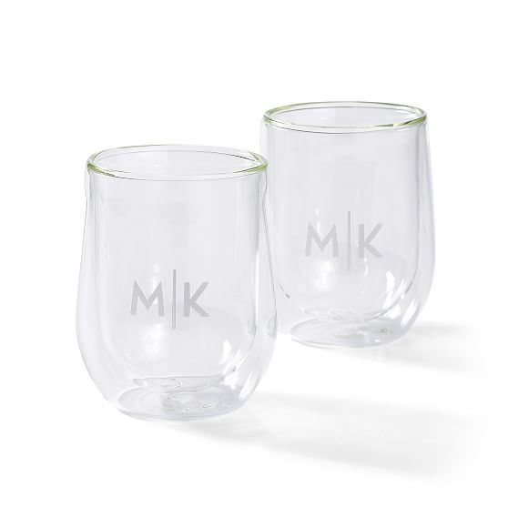 Williams Sonoma Corkcicle Stemless Champagne Flute, Set of 2
