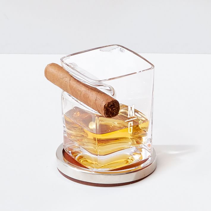 Etched Marlin Corkcicle® Cigar Glass