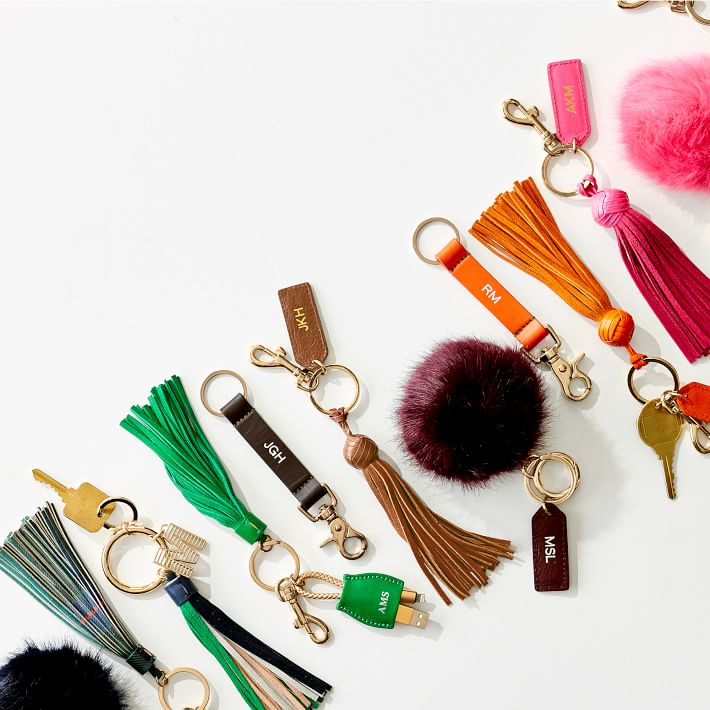Leather Tassels With Mink Fur Ball Key Chain With One Tassels For Car  Keychain Keychain Tassels Leather Tassel Bag Key Ring Jewelry Car Circle  Key Rings Gift Ba… in 2023