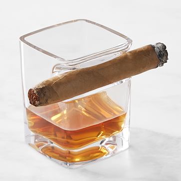 Monogrammed Corkcicle Cigar Glass