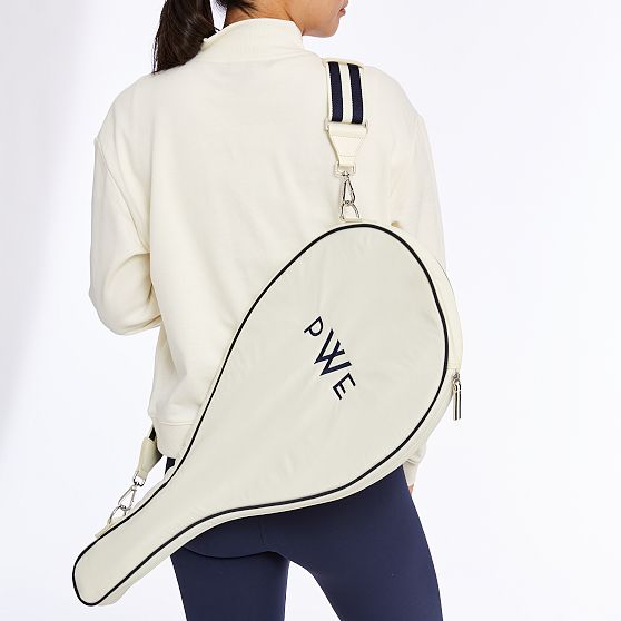 Oshhni Table Tennis Racket Cover - Blue Paddle Case With Handle For Storage & Travel