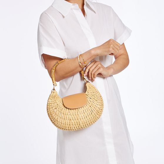 Amazon.com: CrazyPiercing Wicker Square Crossbody Rattan Bag, Women Boho Bag  Clutch Woven Handbag : Clothing, Shoes & Jewelry