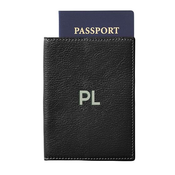 Leather Passport Case Mark and Graham