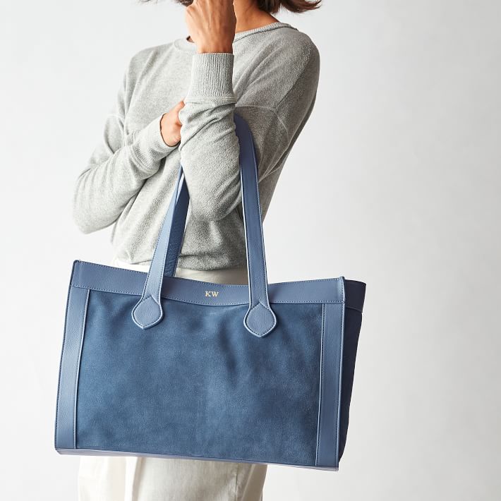 Suede and Leather Tote