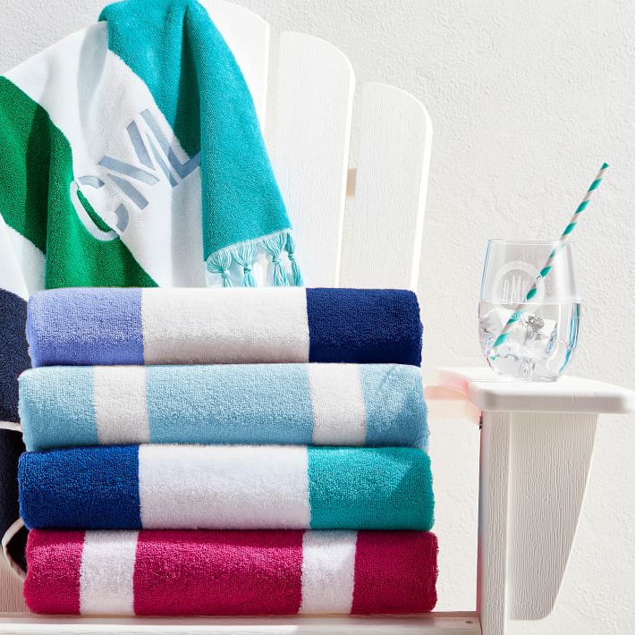Multi-Stripe Beach Towel