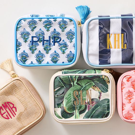 Clear Coated Travel Jewelry Case Mark and Graham