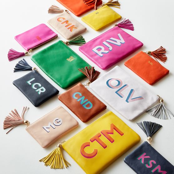 Printed best sale zipper pouch