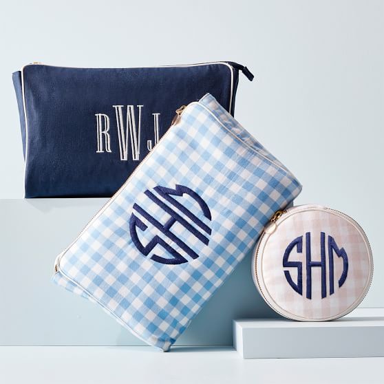 Monogrammed cheap toiletry bag