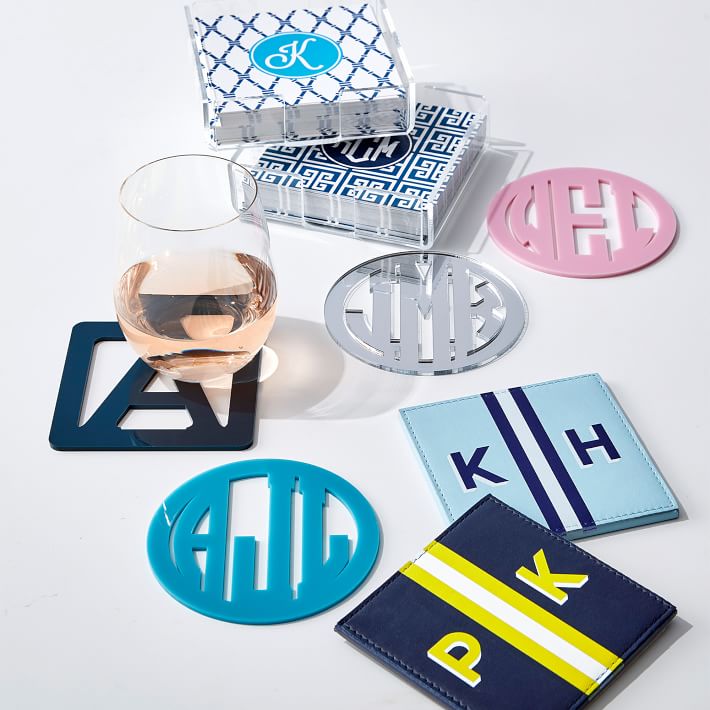 Printed Coasters, Set of 4
