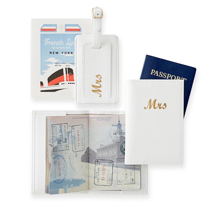 Passport and Luggage Tag Set, Mrs.