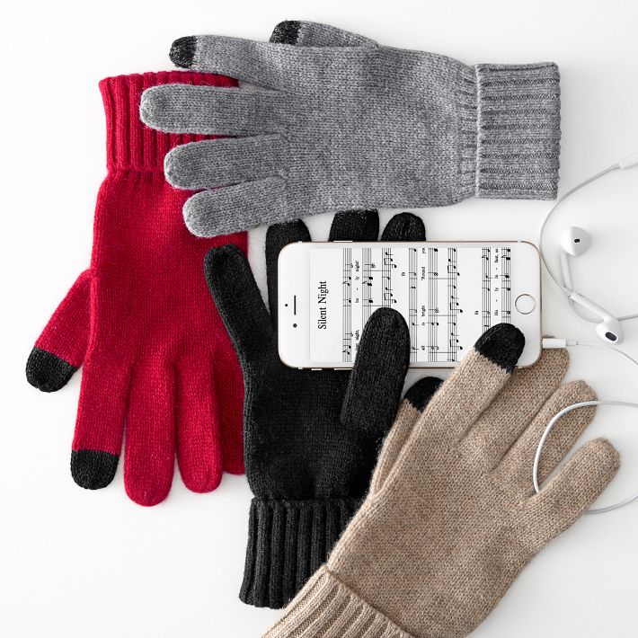Women's Touch Screen Cashmere Gloves