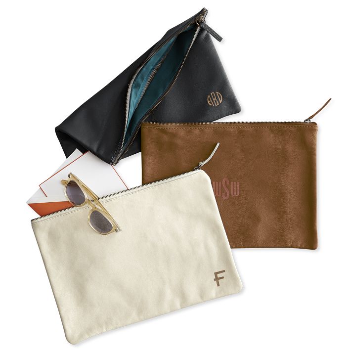 Everyday Leather Zip Pouch