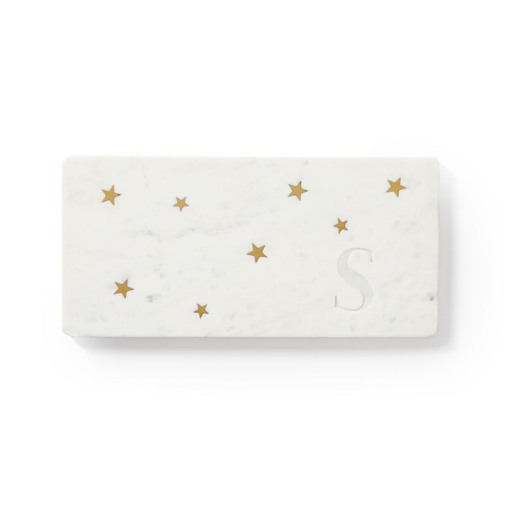 Marble and Gold Star Cheese Board