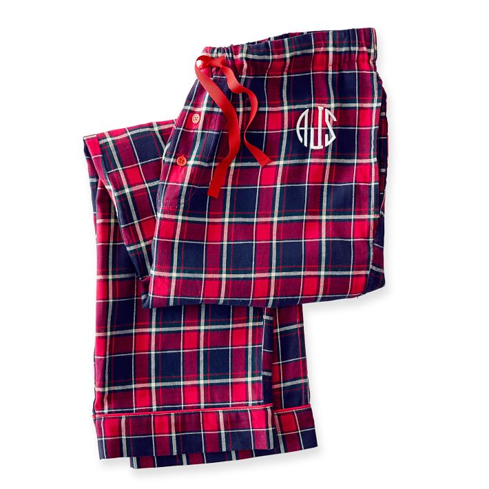 Women's Woven PJ Bottoms, Extra-Large, Red Plaid