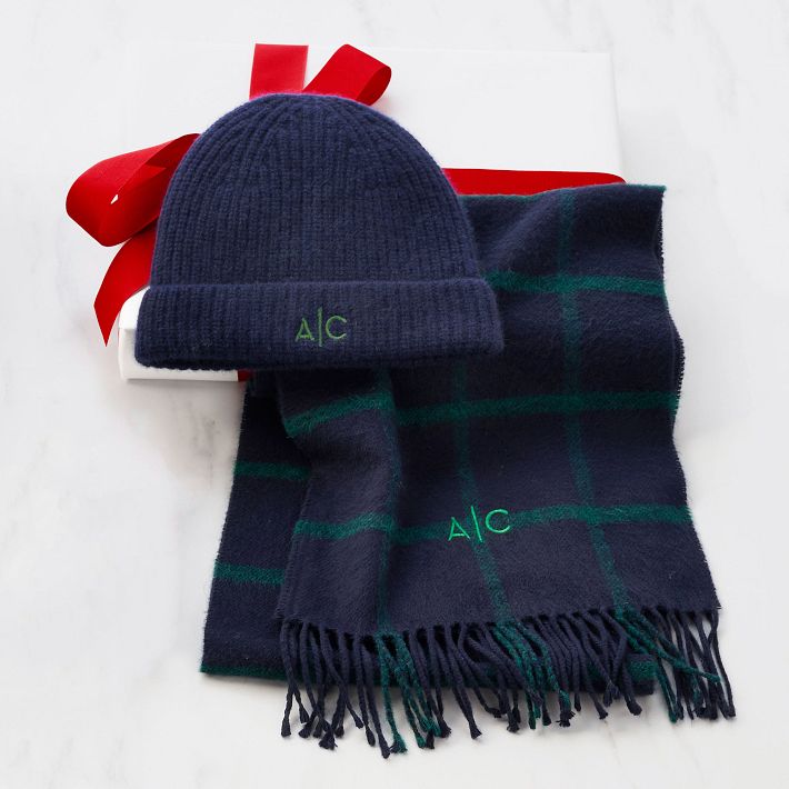 Men's Scarf and Cashmere Beanie Gift Set