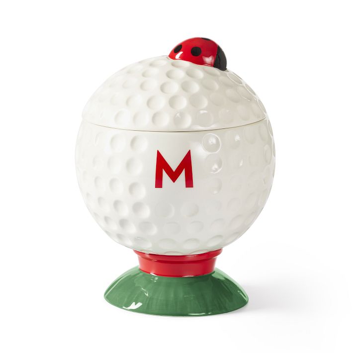 Golf Ball Ceramic Ice Bucket Mark and Graham