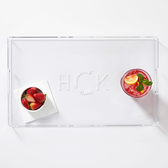 Etched Acrylic Serving Tray