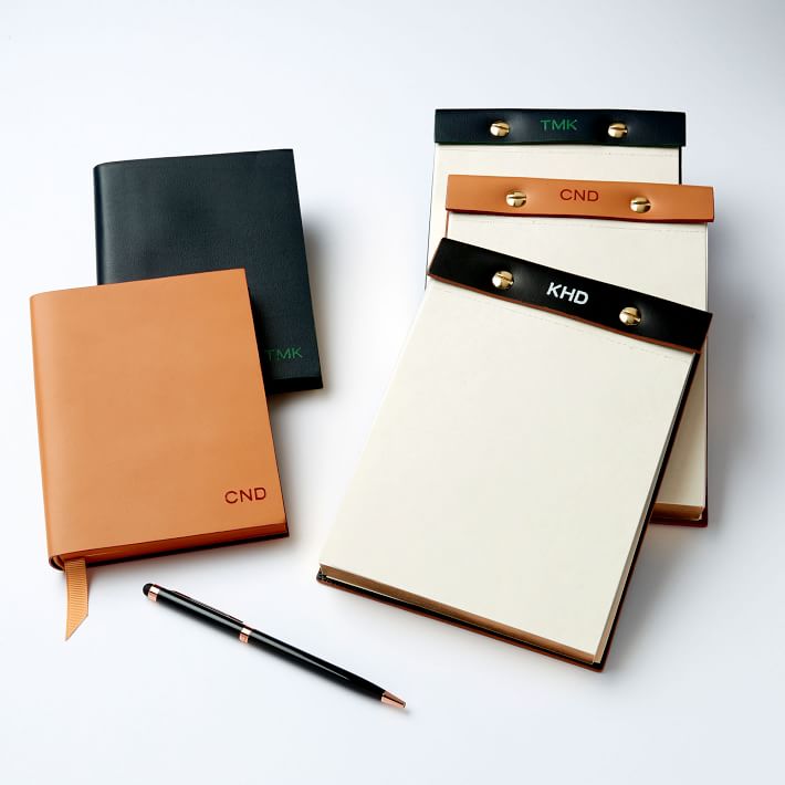Italian Leather Desk Notepad