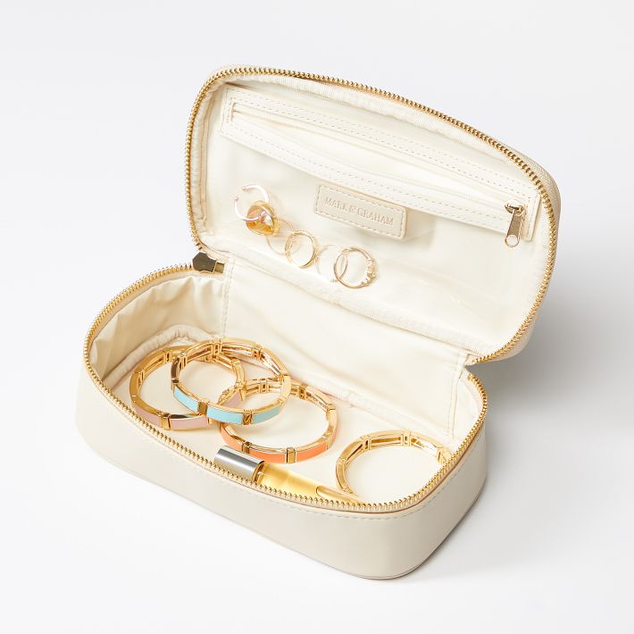 Vegan Leather Jewelry Case Mark and Graham