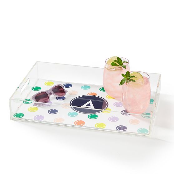 Mark &amp; Graham x Courtgirl Tennis Lucite Serving Tray