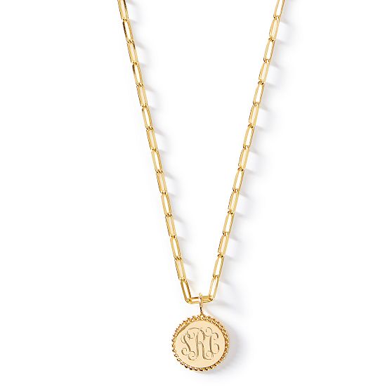 Sarah Chloe Madi Medallion Necklace