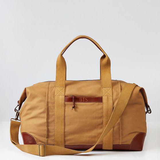 Canvas and Leather Weekender