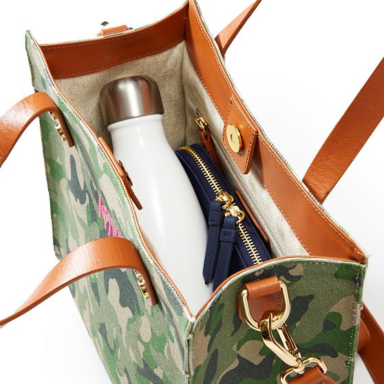 Essential Camo Canvas Tote and Crossbody Straps Set