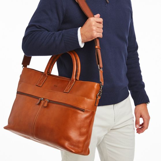 Graham Leather Briefcase Bag