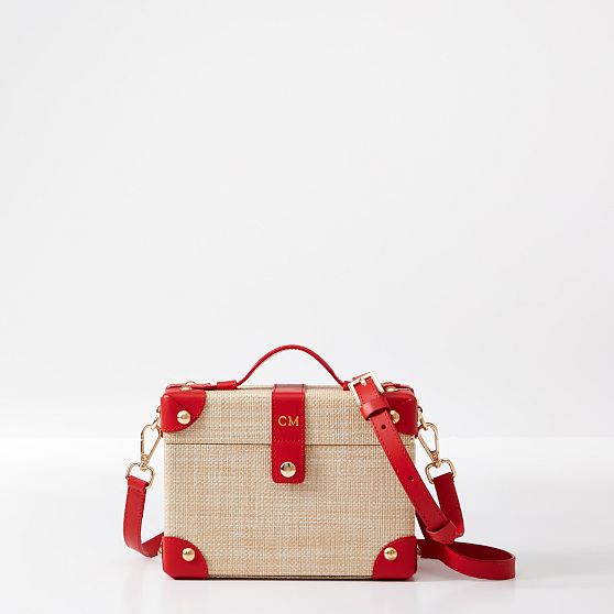 Montauk Raffia Crossbody Bag