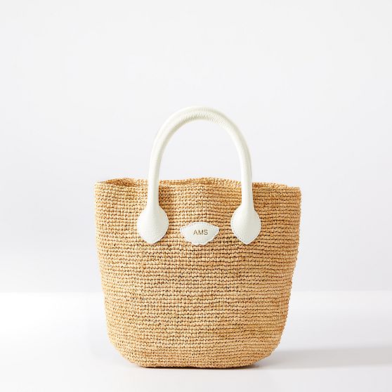 Mia Italian Raffia Handbag