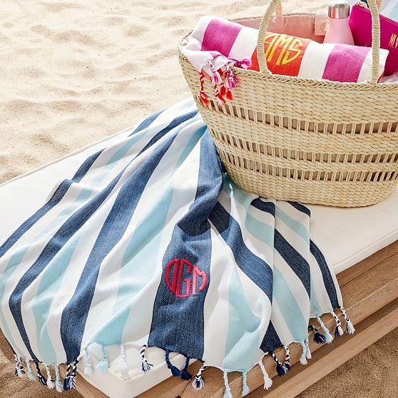 Striped Lightweight Turkish Towel