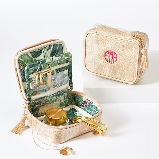 Clear Coated Travel Jewelry Case Mark and Graham