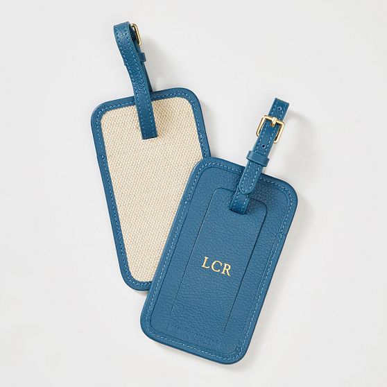 Riviera Italian Canvas Luggage Tag