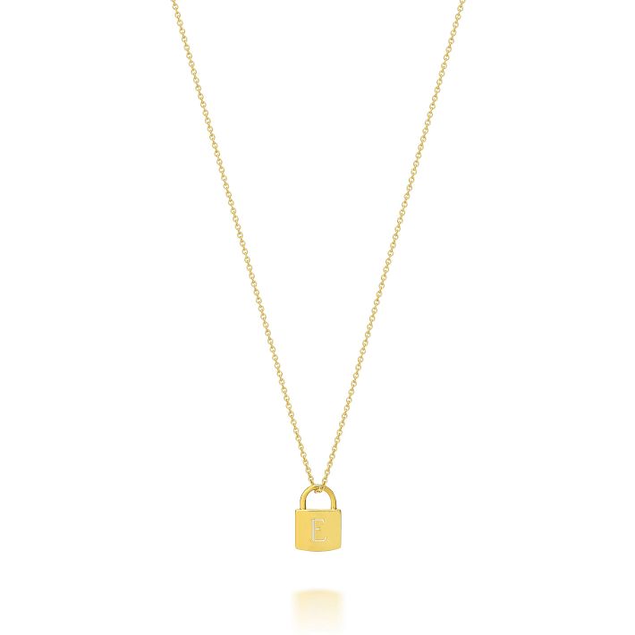 Sarah Chloe Padlock Necklace