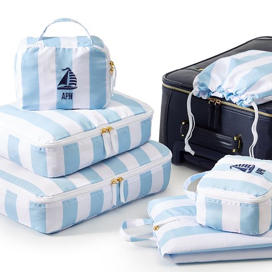 Cabana Stripe 6 Piece Packing Cube Set