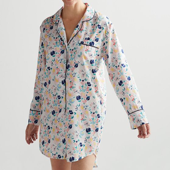 Caitlin Wilson Floral Night Shirt