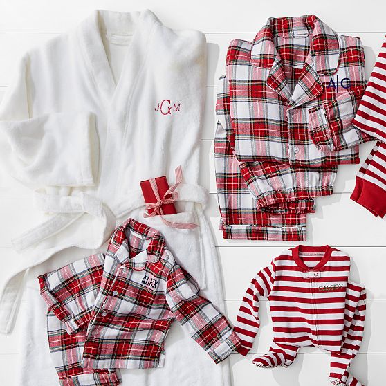 Plaid Flannel Kids Pajama Set