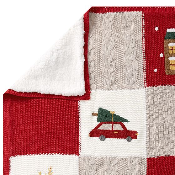 Pottery Barn Kids Holiday Heirloom Baby Blanket