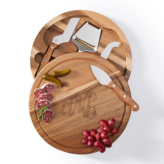 Swivel Cheese Board and Knives Set