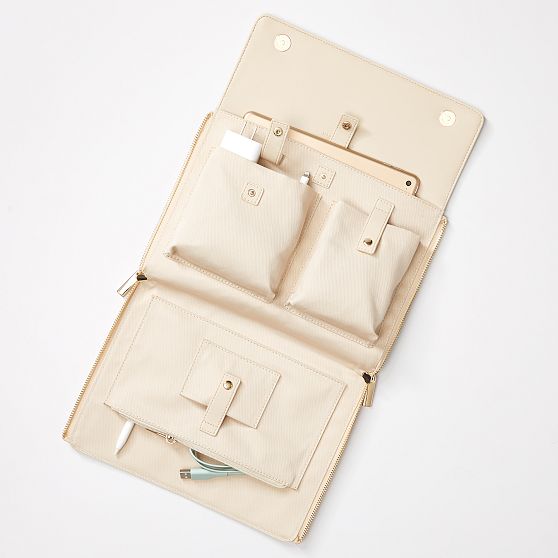 New Vegan Leather Portfolio Clutch on sale